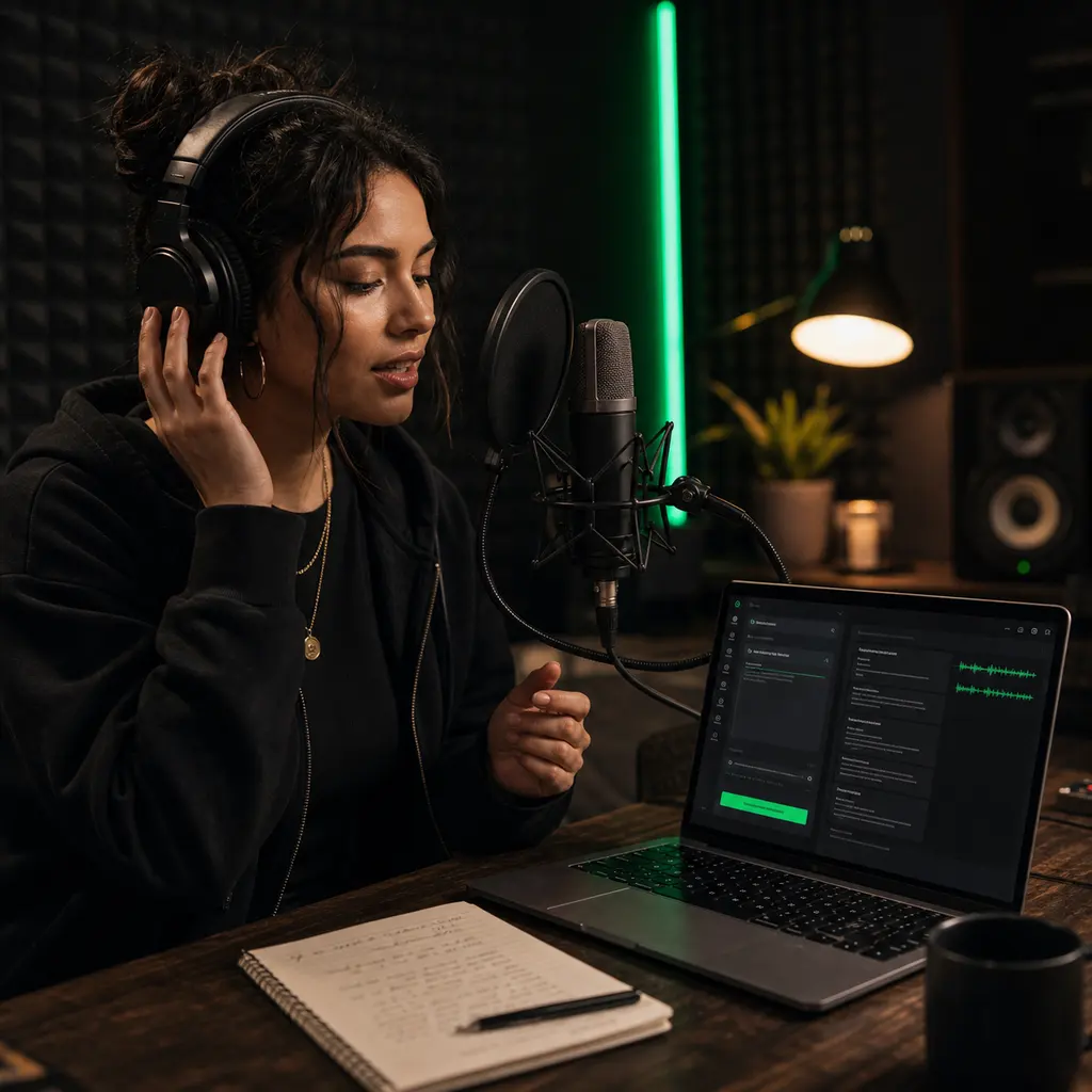 Artists and Vocalists Preparing Demos