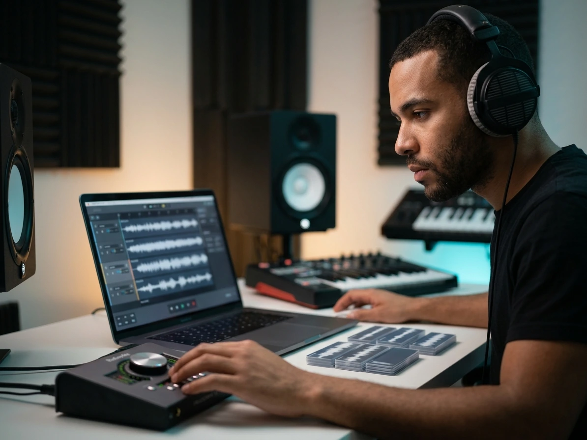 Preview and download DAW ready stems