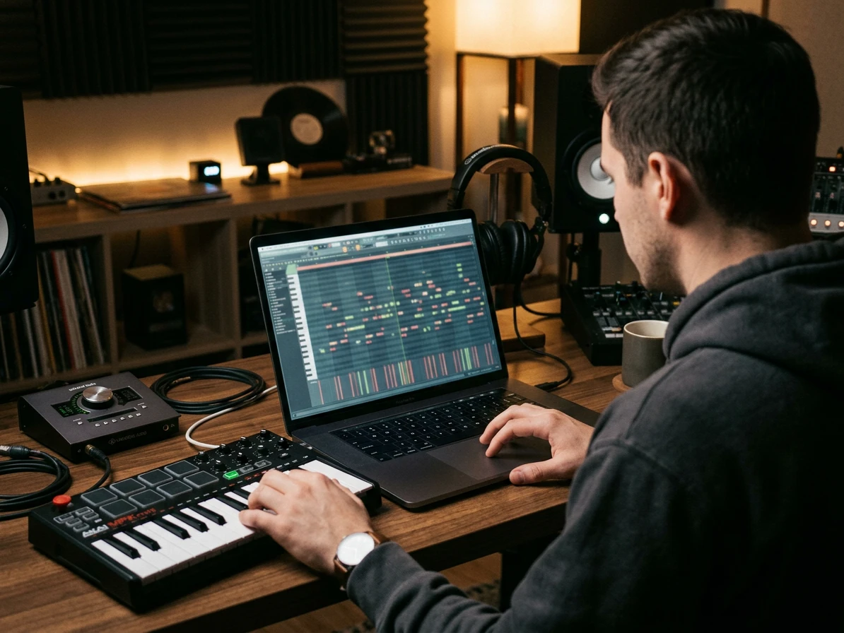 Edit notes in a real piano roll